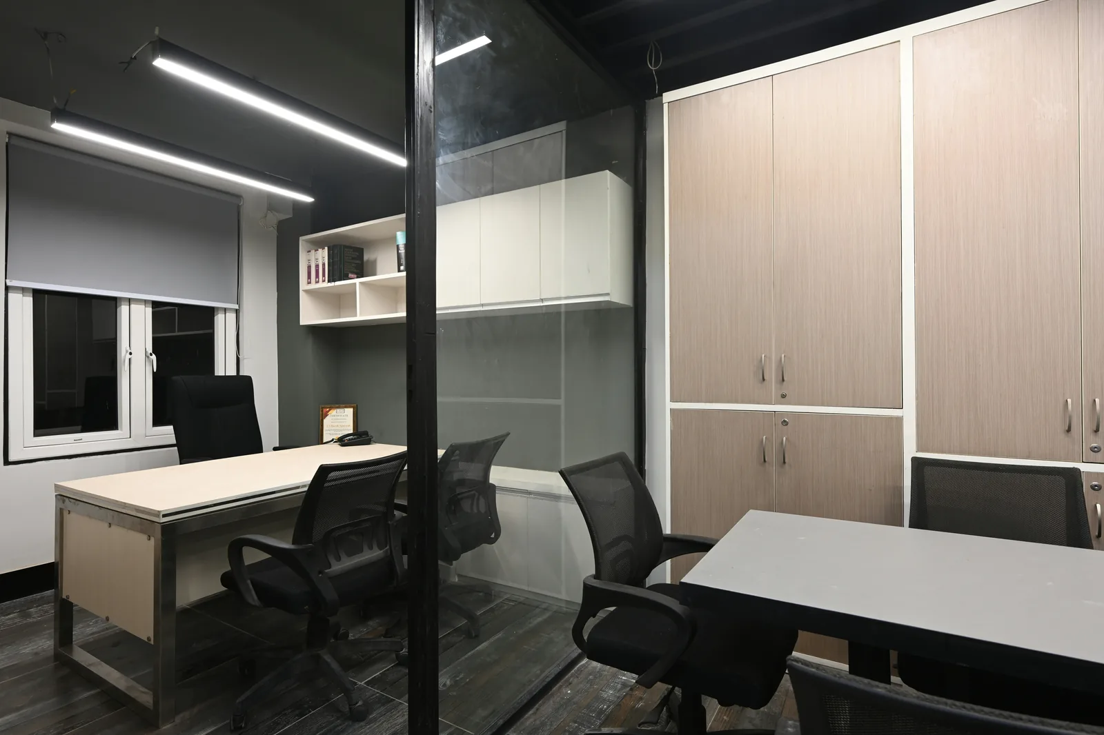 Workspace furnishings by Empire Interiors, Coastal Karnataka